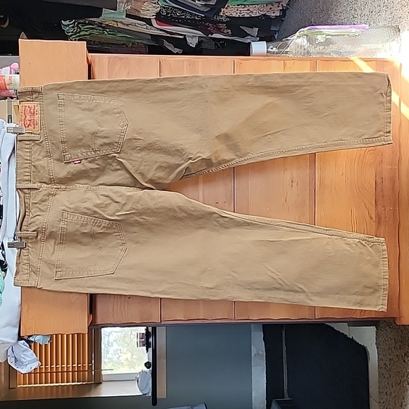 ♤HP♡ NWOT Levi's: 502™ Taper Jeans Levi’s, Otter (Brown) Stretch, 42x30 - Picture 3 of 8